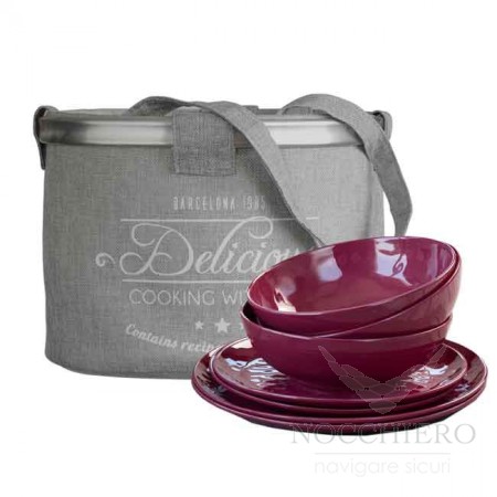 set rosette purple