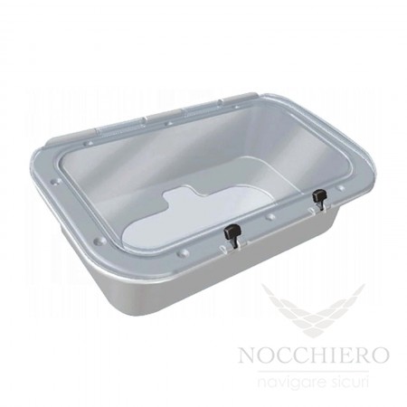 CONTENITORE STAGNO CON COPERCHIO TRASPARENTE