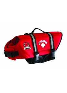 GIUBBOTTO PER CANI - RED NEOPRENE LIFE JACKET